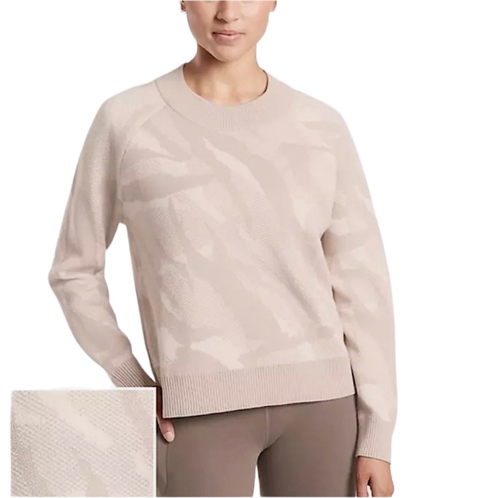 ATHLETA Jacquard Merino Wool Knit Crewneck Pullover - Picture 11 of 11